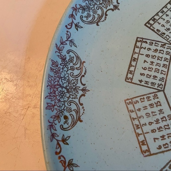 Vintage Taylor Smith & Taylor Pebbleford  1959 calender collector‎ plate - Picture 3 of 7